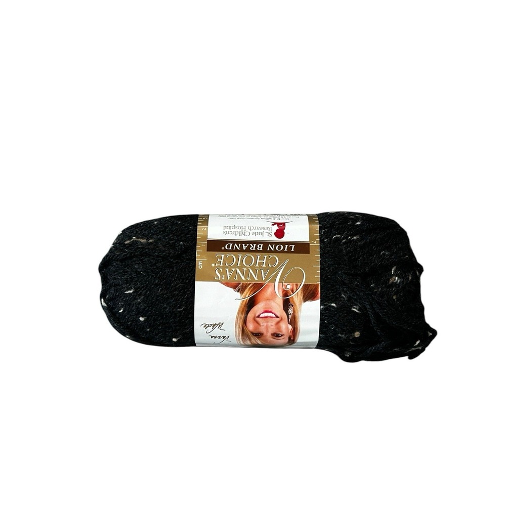 Lion Brand Vanna's Choice Yarn 860-406 Obsidian 3oz 145 Yards